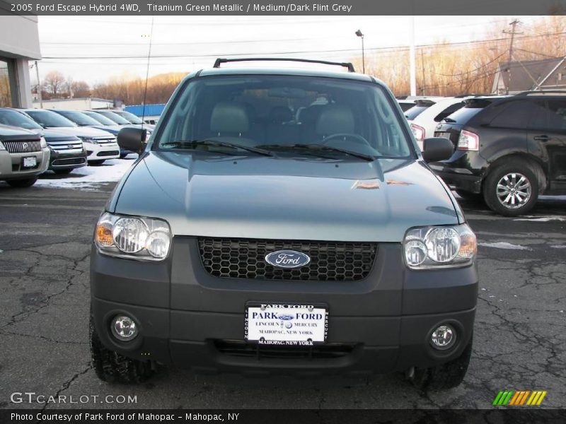 Titanium Green Metallic / Medium/Dark Flint Grey 2005 Ford Escape Hybrid 4WD
