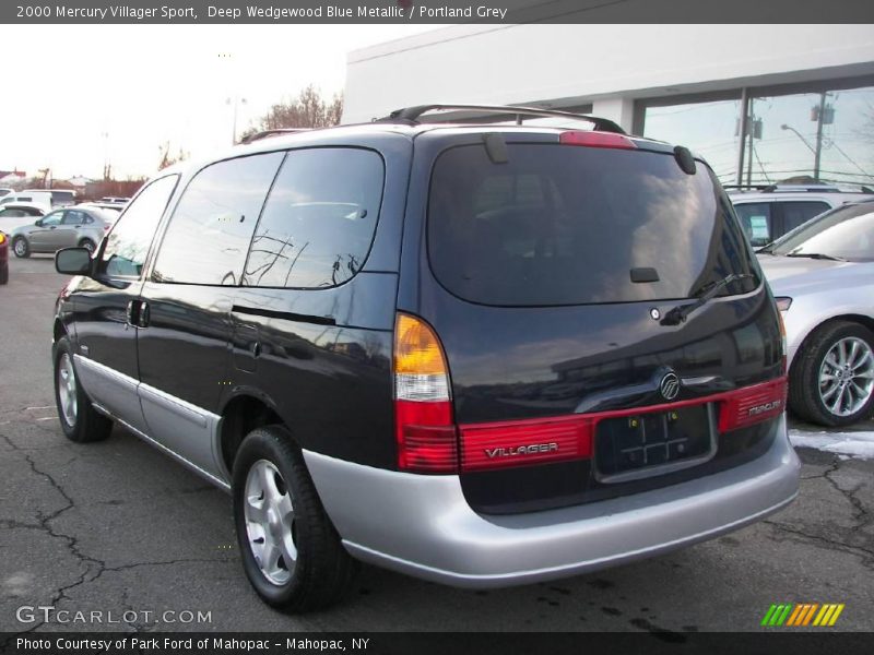 Deep Wedgewood Blue Metallic / Portland Grey 2000 Mercury Villager Sport