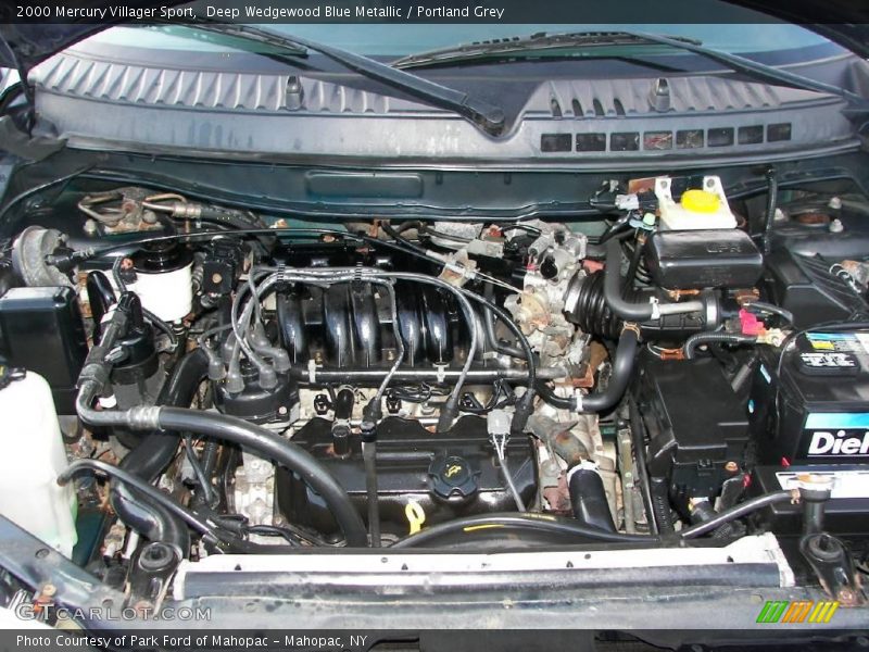 Deep Wedgewood Blue Metallic / Portland Grey 2000 Mercury Villager Sport