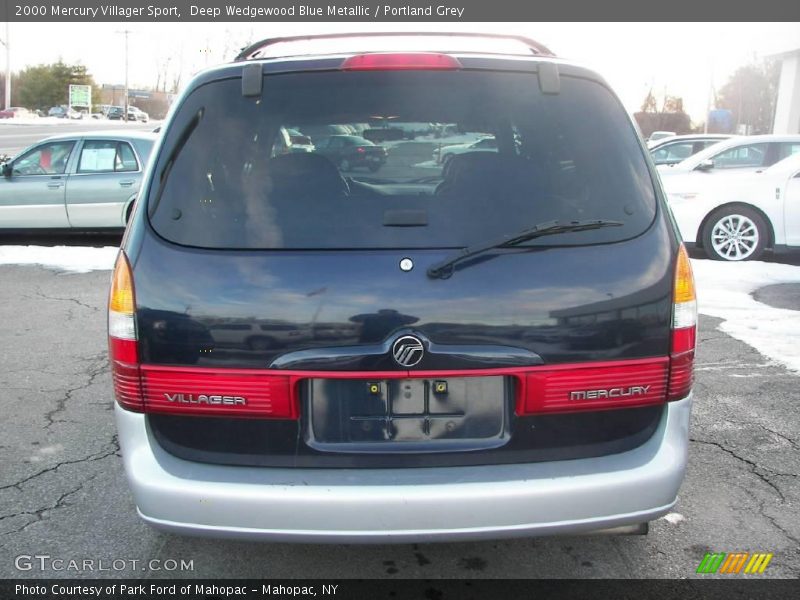 Deep Wedgewood Blue Metallic / Portland Grey 2000 Mercury Villager Sport