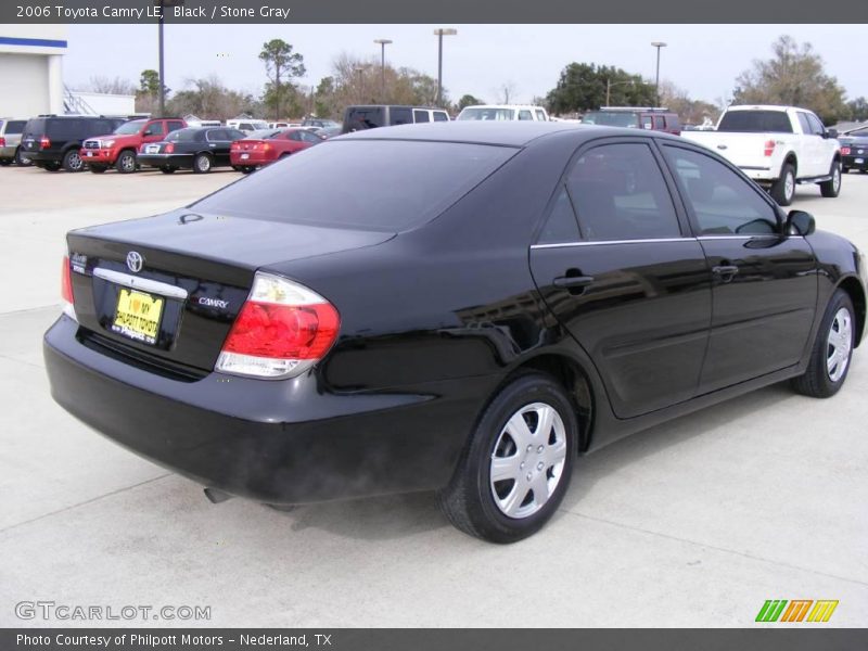 Black / Stone Gray 2006 Toyota Camry LE