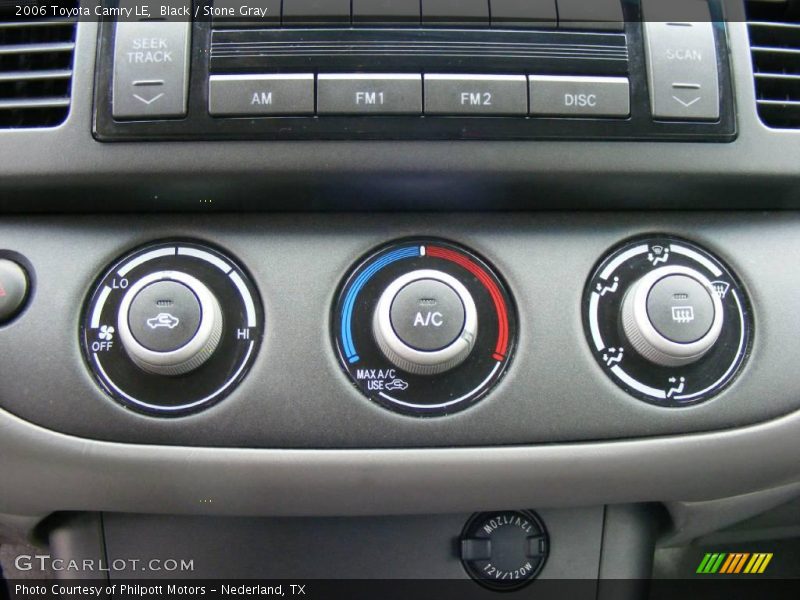 Black / Stone Gray 2006 Toyota Camry LE