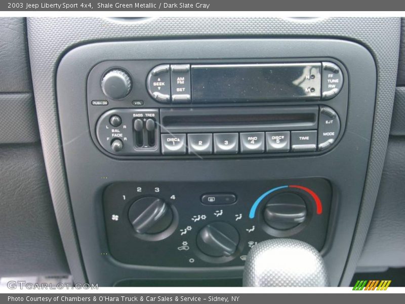 Shale Green Metallic / Dark Slate Gray 2003 Jeep Liberty Sport 4x4