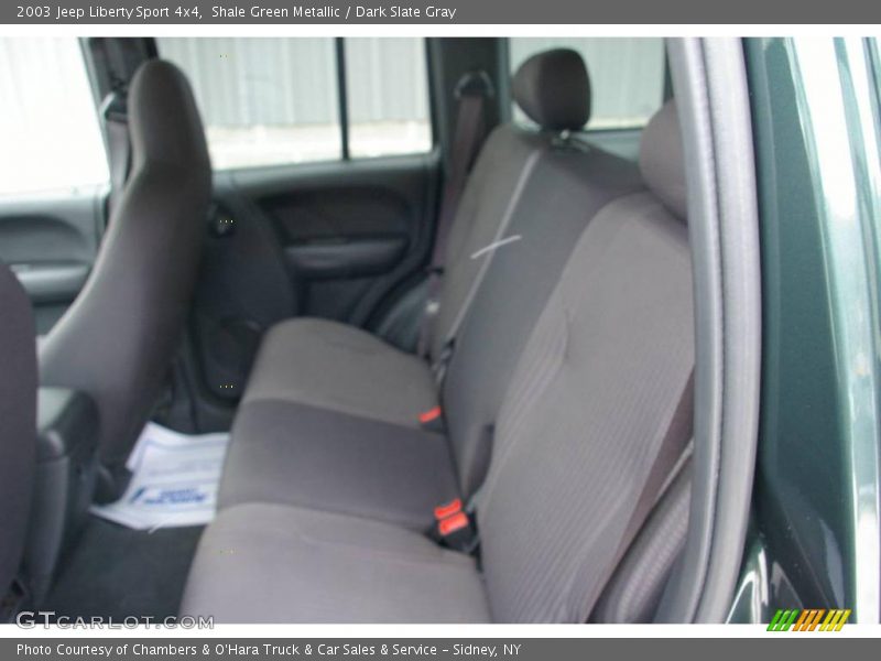 Shale Green Metallic / Dark Slate Gray 2003 Jeep Liberty Sport 4x4