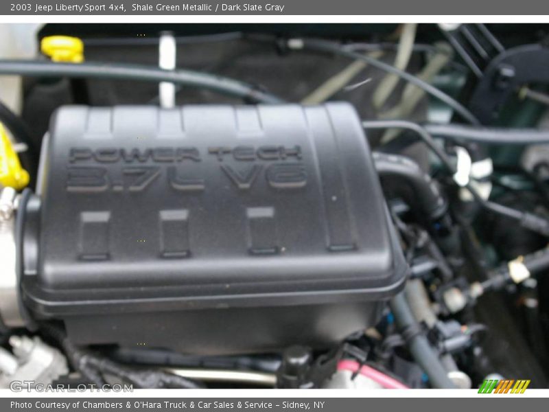 Shale Green Metallic / Dark Slate Gray 2003 Jeep Liberty Sport 4x4
