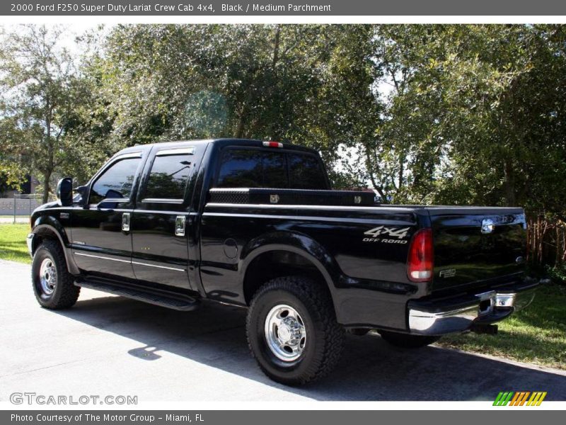 Black / Medium Parchment 2000 Ford F250 Super Duty Lariat Crew Cab 4x4