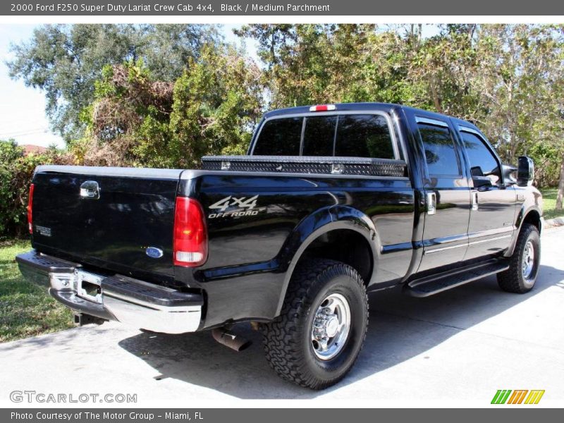 Black / Medium Parchment 2000 Ford F250 Super Duty Lariat Crew Cab 4x4