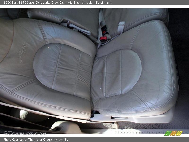 Black / Medium Parchment 2000 Ford F250 Super Duty Lariat Crew Cab 4x4