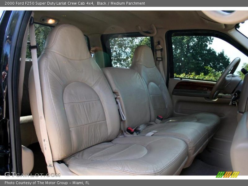 Black / Medium Parchment 2000 Ford F250 Super Duty Lariat Crew Cab 4x4