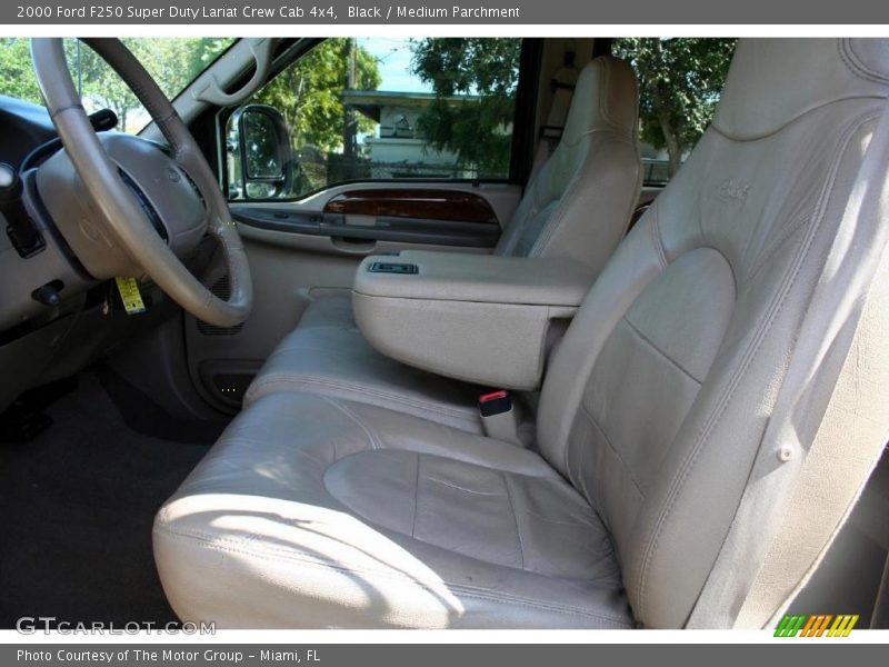 Black / Medium Parchment 2000 Ford F250 Super Duty Lariat Crew Cab 4x4