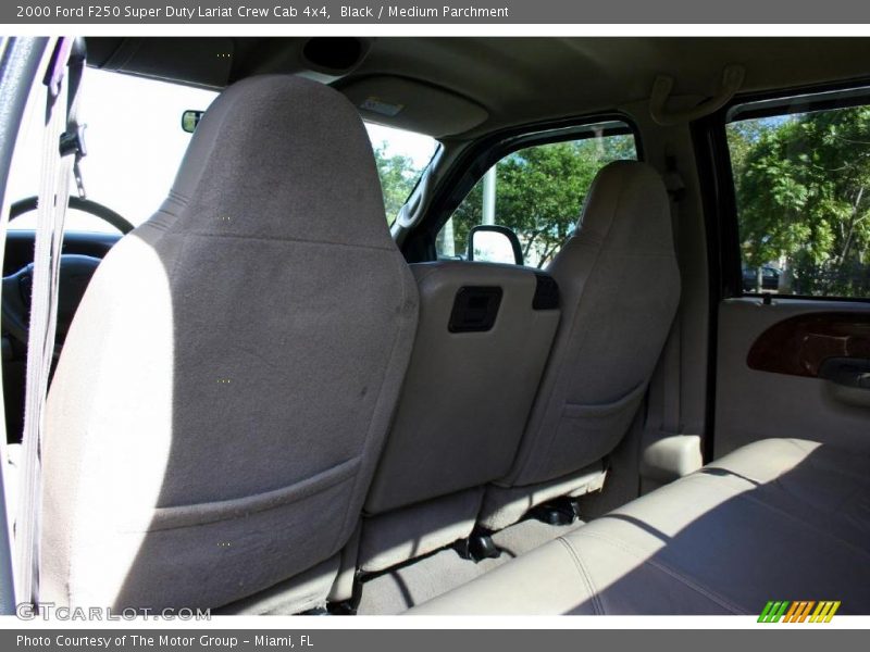 Black / Medium Parchment 2000 Ford F250 Super Duty Lariat Crew Cab 4x4
