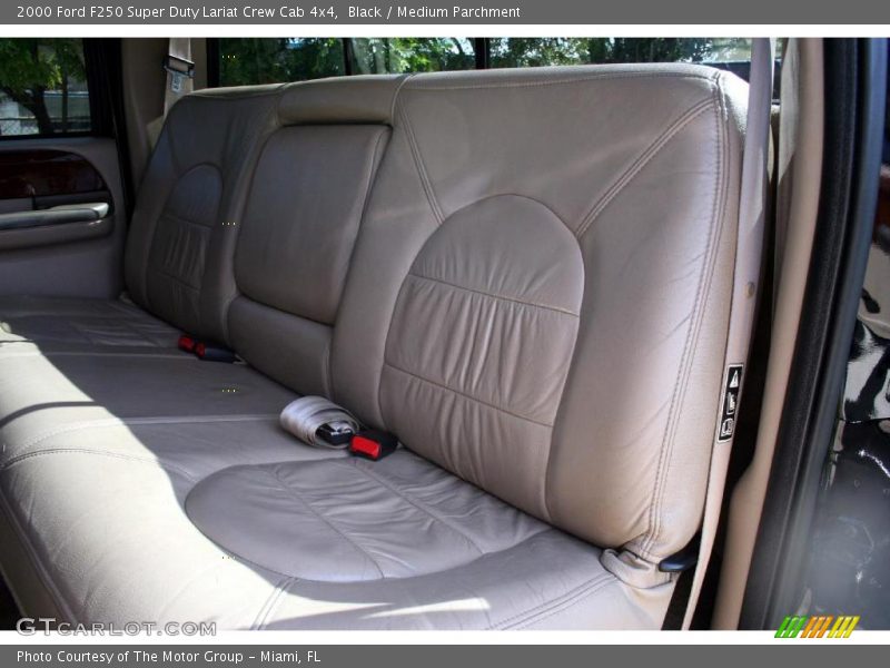 Black / Medium Parchment 2000 Ford F250 Super Duty Lariat Crew Cab 4x4