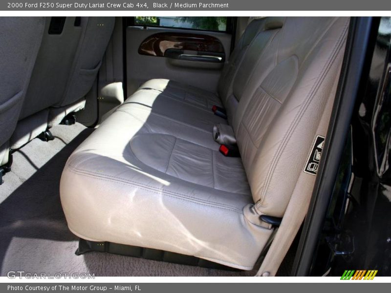 Black / Medium Parchment 2000 Ford F250 Super Duty Lariat Crew Cab 4x4