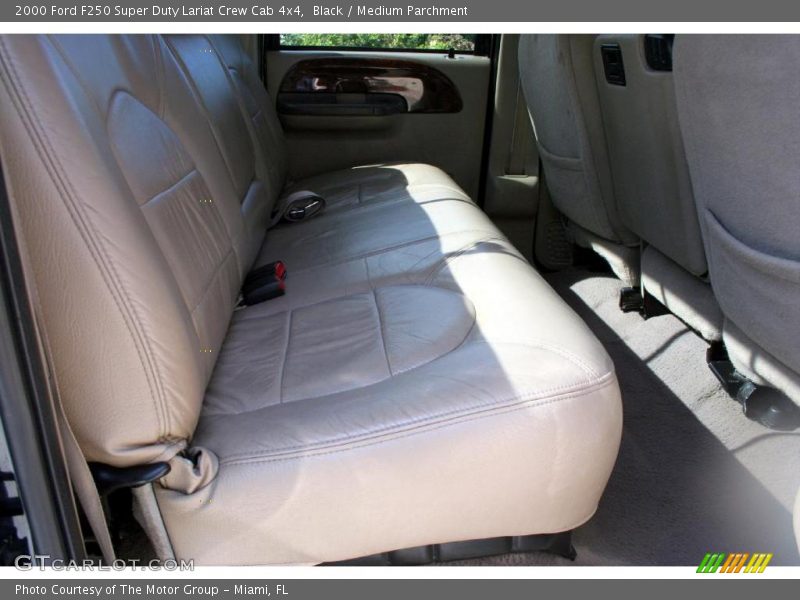 Black / Medium Parchment 2000 Ford F250 Super Duty Lariat Crew Cab 4x4