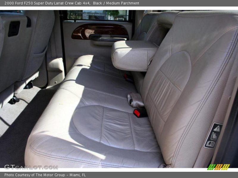 Black / Medium Parchment 2000 Ford F250 Super Duty Lariat Crew Cab 4x4