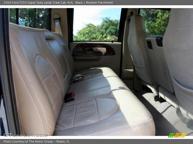 Black / Medium Parchment 2000 Ford F250 Super Duty Lariat Crew Cab 4x4