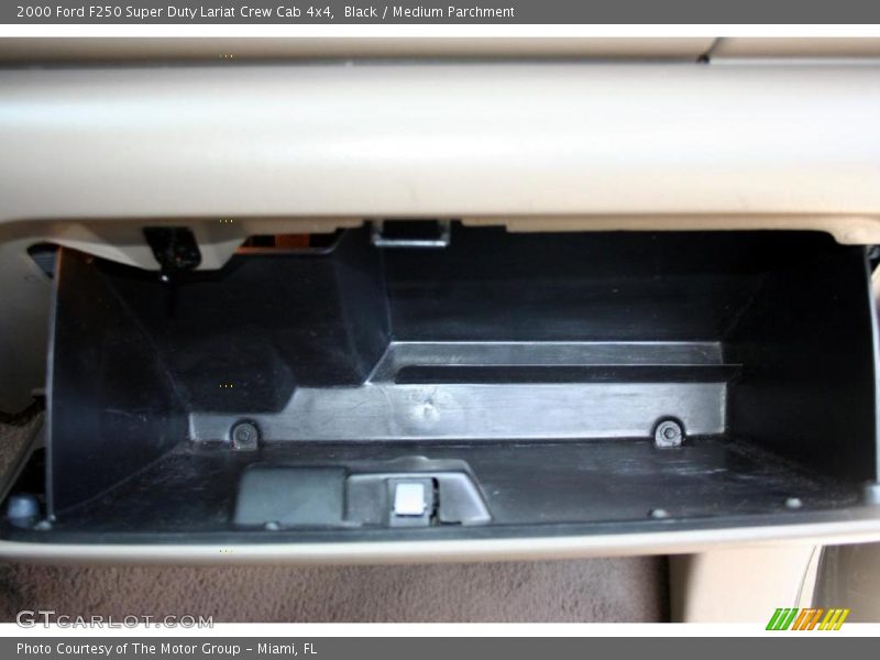 Black / Medium Parchment 2000 Ford F250 Super Duty Lariat Crew Cab 4x4