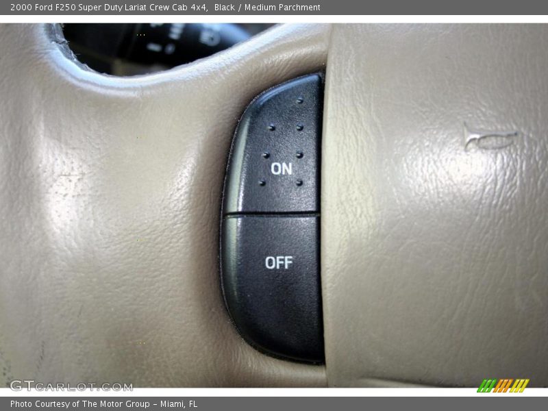Black / Medium Parchment 2000 Ford F250 Super Duty Lariat Crew Cab 4x4