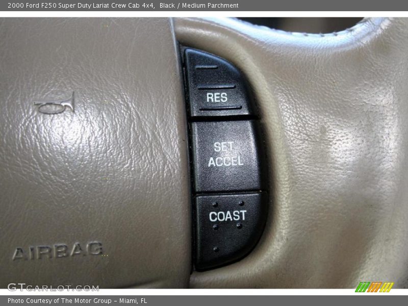 Black / Medium Parchment 2000 Ford F250 Super Duty Lariat Crew Cab 4x4