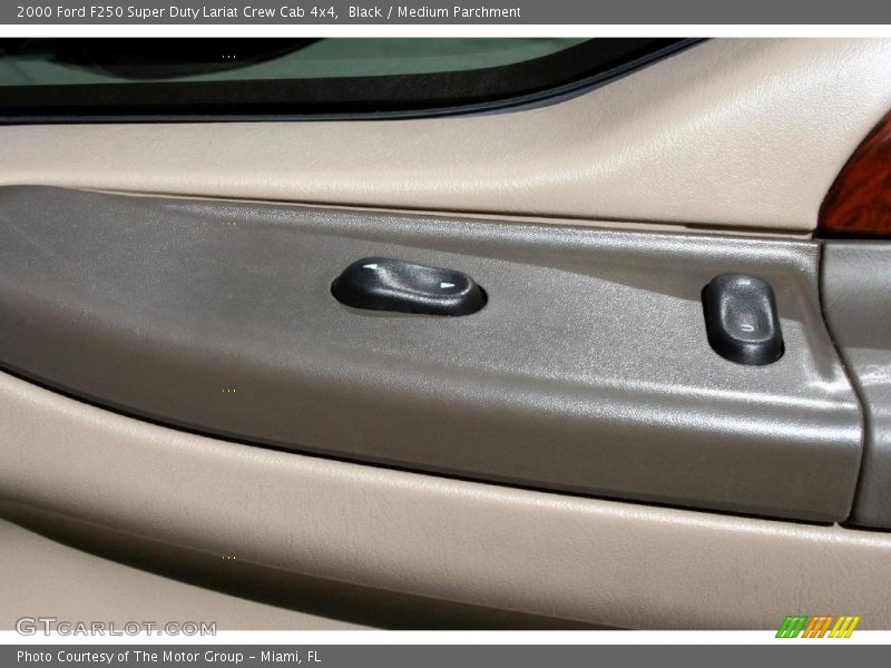 Black / Medium Parchment 2000 Ford F250 Super Duty Lariat Crew Cab 4x4