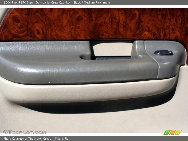 Black / Medium Parchment 2000 Ford F250 Super Duty Lariat Crew Cab 4x4