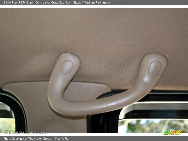 Black / Medium Parchment 2000 Ford F250 Super Duty Lariat Crew Cab 4x4