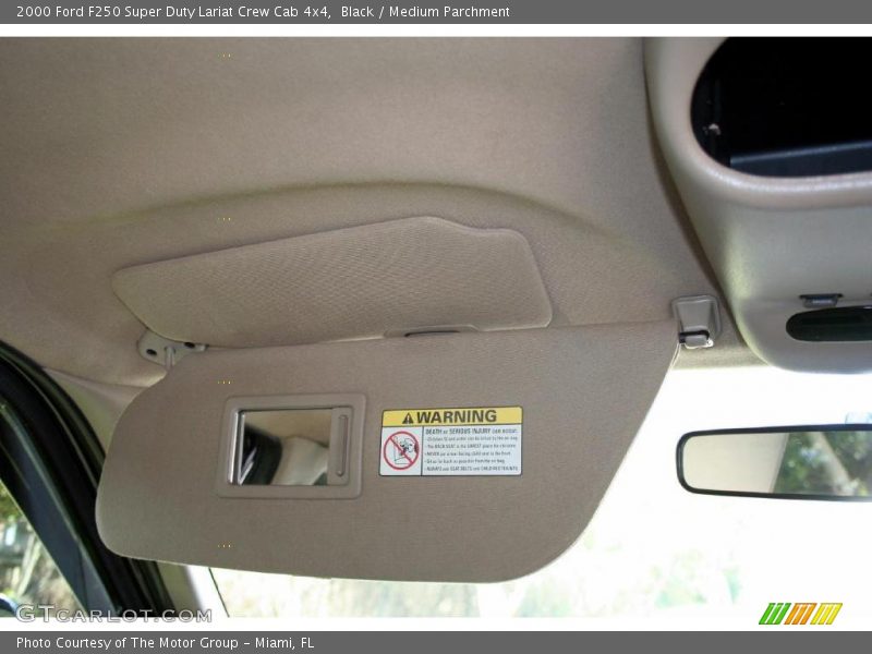 Black / Medium Parchment 2000 Ford F250 Super Duty Lariat Crew Cab 4x4