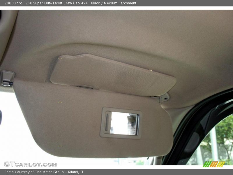 Black / Medium Parchment 2000 Ford F250 Super Duty Lariat Crew Cab 4x4