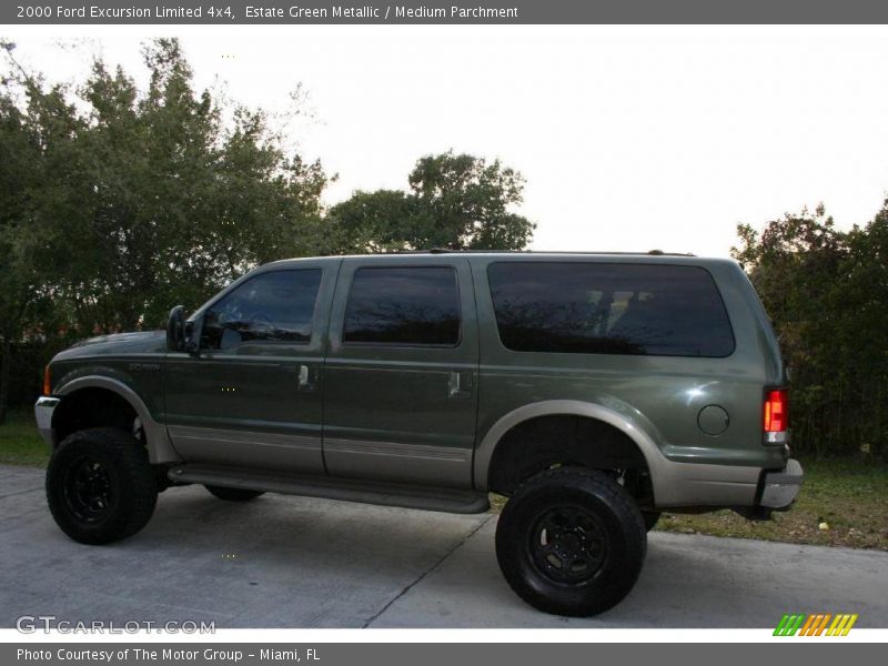 Estate Green Metallic / Medium Parchment 2000 Ford Excursion Limited 4x4