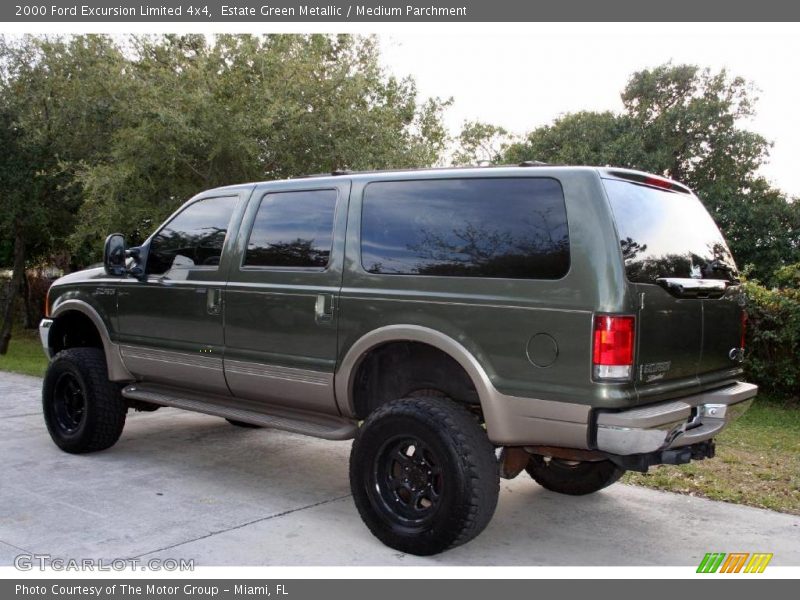 Estate Green Metallic / Medium Parchment 2000 Ford Excursion Limited 4x4