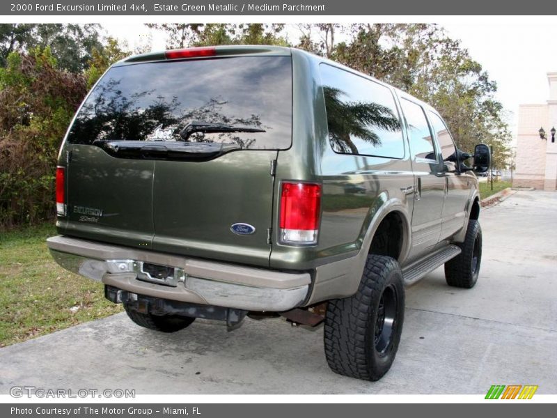 Estate Green Metallic / Medium Parchment 2000 Ford Excursion Limited 4x4