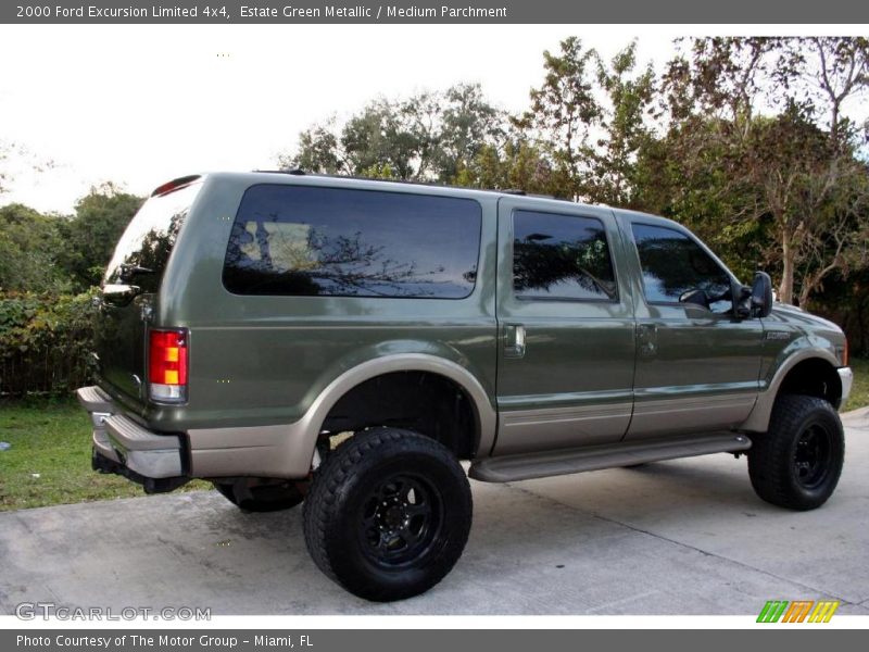 Estate Green Metallic / Medium Parchment 2000 Ford Excursion Limited 4x4