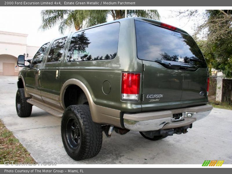 Estate Green Metallic / Medium Parchment 2000 Ford Excursion Limited 4x4