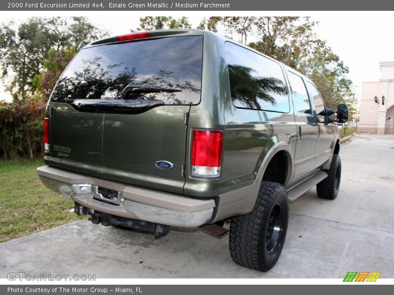 Estate Green Metallic / Medium Parchment 2000 Ford Excursion Limited 4x4