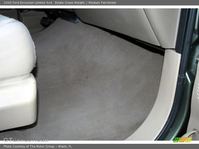 Estate Green Metallic / Medium Parchment 2000 Ford Excursion Limited 4x4