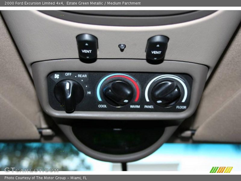 Estate Green Metallic / Medium Parchment 2000 Ford Excursion Limited 4x4