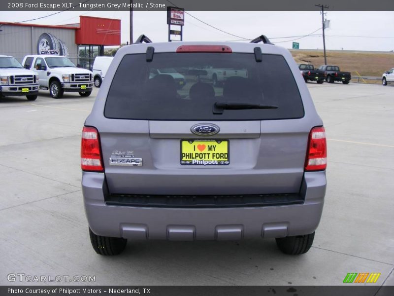 Tungsten Grey Metallic / Stone 2008 Ford Escape XLT