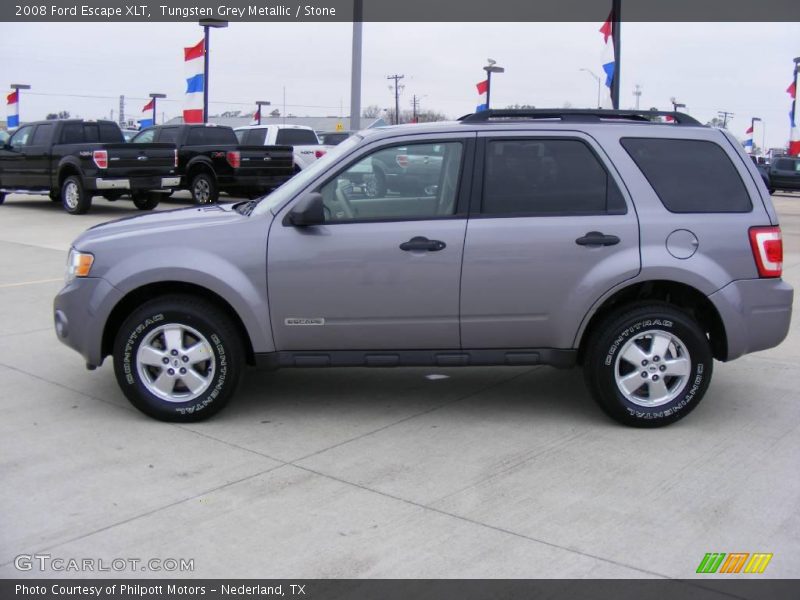 Tungsten Grey Metallic / Stone 2008 Ford Escape XLT