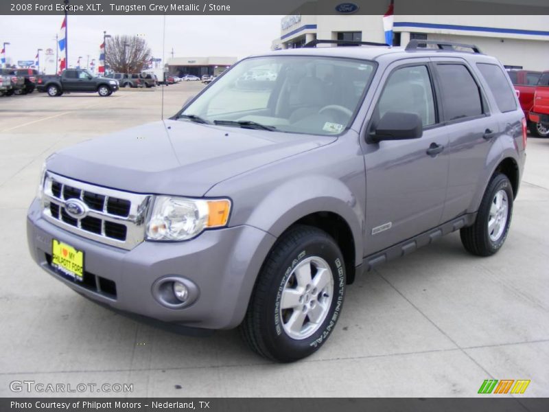 Tungsten Grey Metallic / Stone 2008 Ford Escape XLT