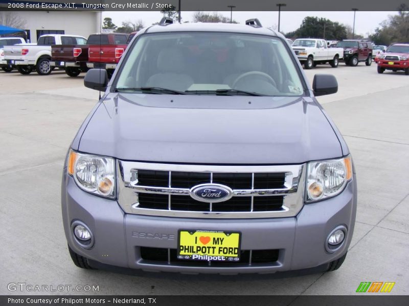 Tungsten Grey Metallic / Stone 2008 Ford Escape XLT