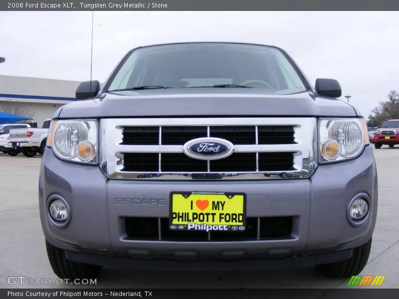 Tungsten Grey Metallic / Stone 2008 Ford Escape XLT