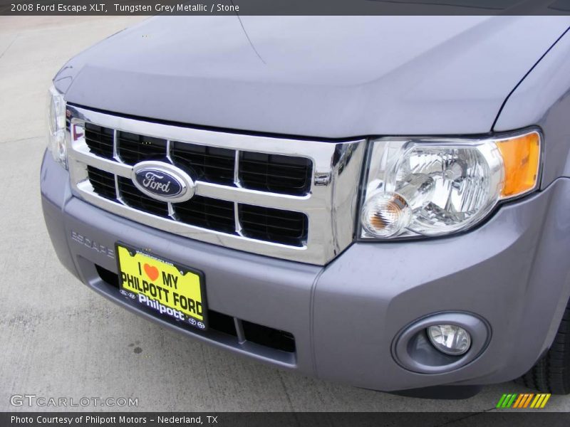 Tungsten Grey Metallic / Stone 2008 Ford Escape XLT