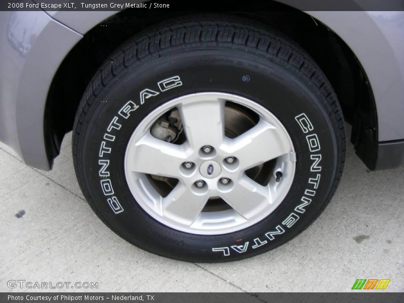 Tungsten Grey Metallic / Stone 2008 Ford Escape XLT