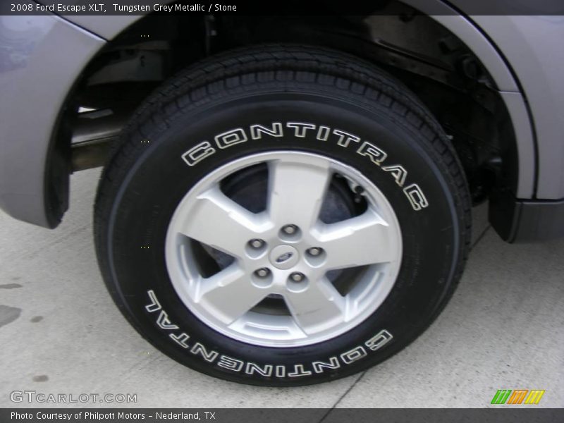 Tungsten Grey Metallic / Stone 2008 Ford Escape XLT