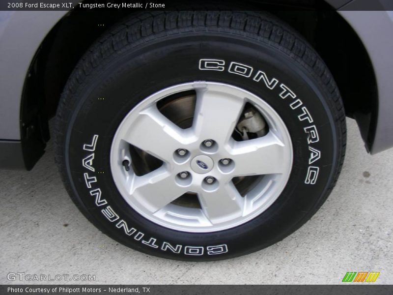 Tungsten Grey Metallic / Stone 2008 Ford Escape XLT