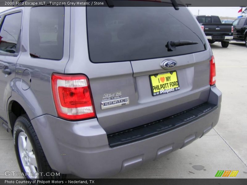 Tungsten Grey Metallic / Stone 2008 Ford Escape XLT