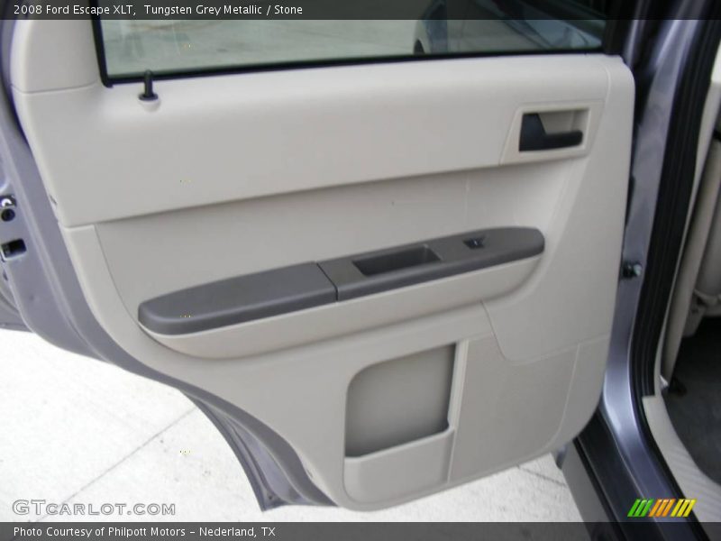 Tungsten Grey Metallic / Stone 2008 Ford Escape XLT