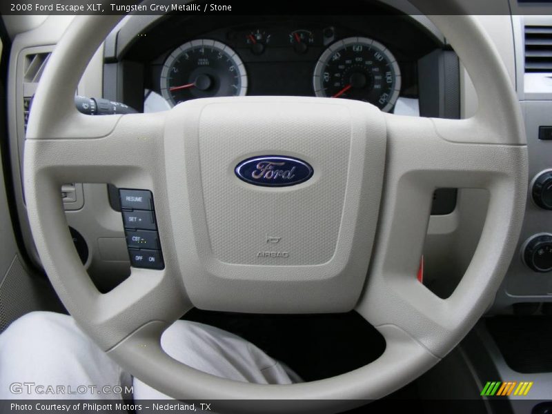 Tungsten Grey Metallic / Stone 2008 Ford Escape XLT