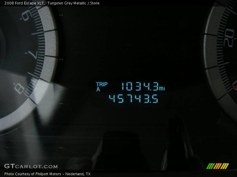 Tungsten Grey Metallic / Stone 2008 Ford Escape XLT