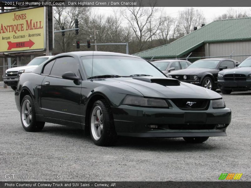 Dark Highland Green / Dark Charcoal 2001 Ford Mustang Bullitt Coupe